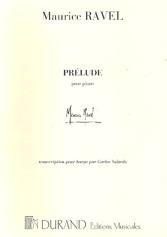 Prelude pour piano pour harpe&nbsp;&nbsp;&nbsp;&nbsp;