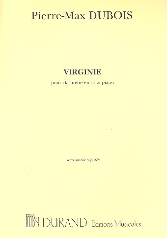 Virginie pour clarinette et piano    
