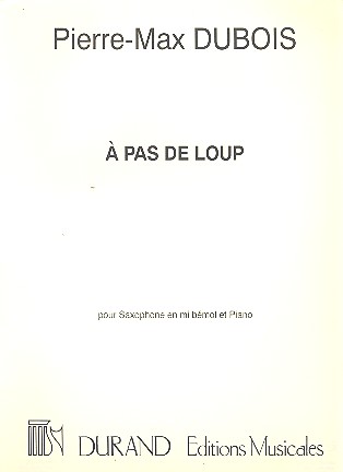 À pas de loup für Altsaxophon  und Klavier  