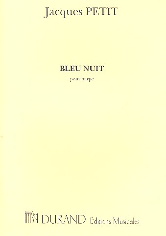 Bleu nuit pour harpe    