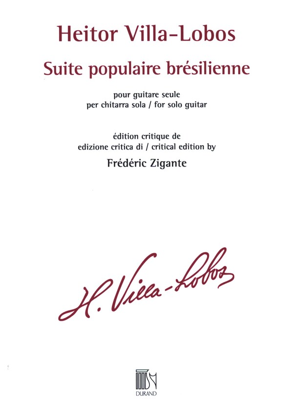 Suite populaire bresilienne  pour guitare  