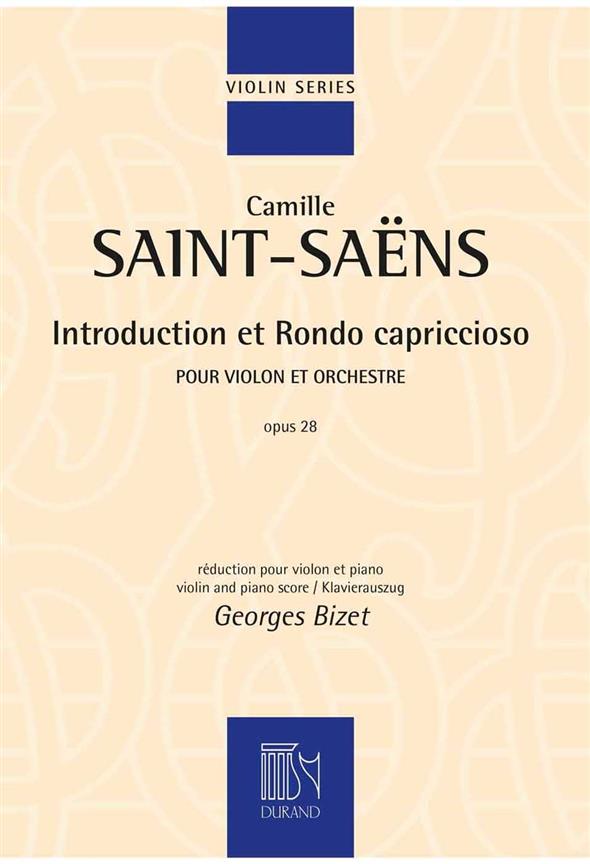 Introduction et Rondo capriccioso op.28&nbsp;&nbsp;pour violon et orchestre pour violon&nbsp;&nbsp;et piano