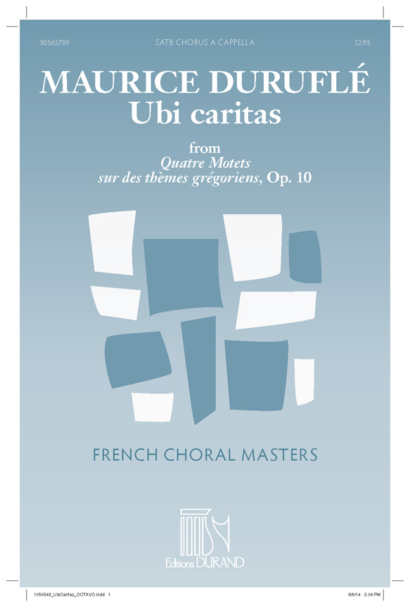 Ubi Caritas op.10,1  for mixed choir a cappella  score