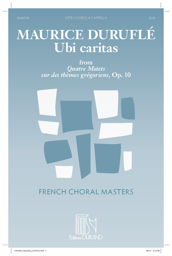 Ubi Caritas op.10,1&nbsp;&nbsp;for mixed choir a cappella&nbsp;&nbsp;score