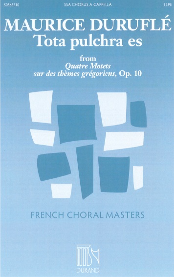 Tota pulchra es op.10  for femal chorus (SSA) a cappella  vocal score (la)