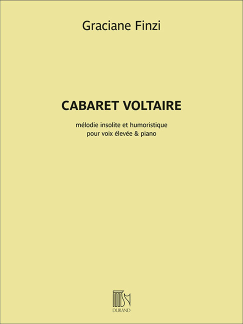 Graziana Finzi, Cabaret Voltaire&nbsp;&nbsp;High Voice&nbsp;&nbsp;Buch