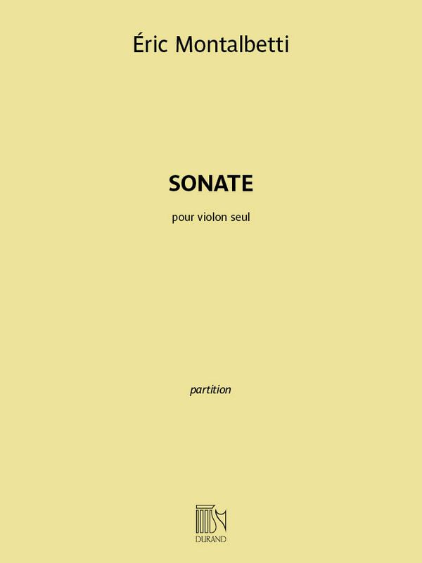 DF16294 Sonate&nbsp;&nbsp;pour violon&nbsp;&nbsp;