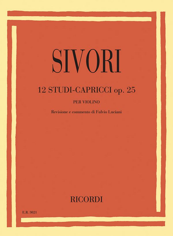 12 Studi-Capricci op.25  per violino  