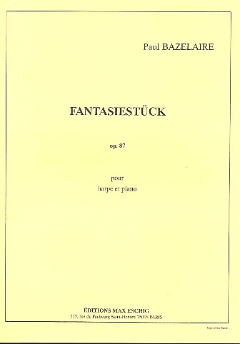 Fantasiestück op.87 für Harfe und Klavier  Partitur  