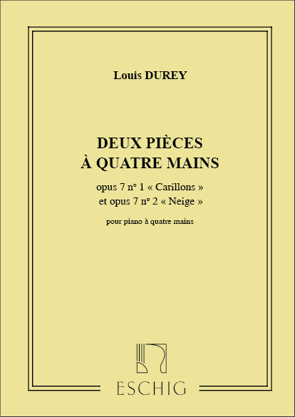 Pièces à Quatre Mains op.7  pour piano à 4 mains   