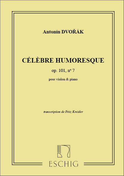 Célèbre Humoresque op.101 no.7  pour violon et piano  