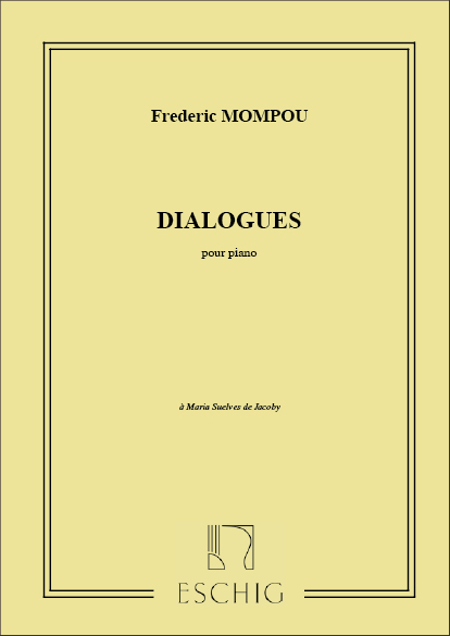 Dialogues   pour piano  