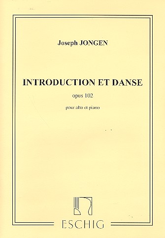 Introduction et Danse op.102  pour alto et piano  