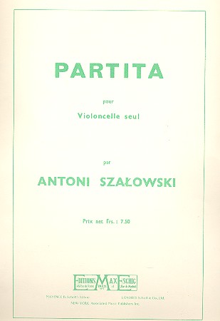 Partita für Violoncello&nbsp;&nbsp;&nbsp;&nbsp;