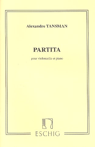 Partita&nbsp;&nbsp;pour violoncelle et piano&nbsp;&nbsp;