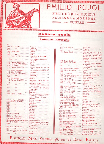 Pastorale pour guitare&nbsp;&nbsp;&nbsp;&nbsp;