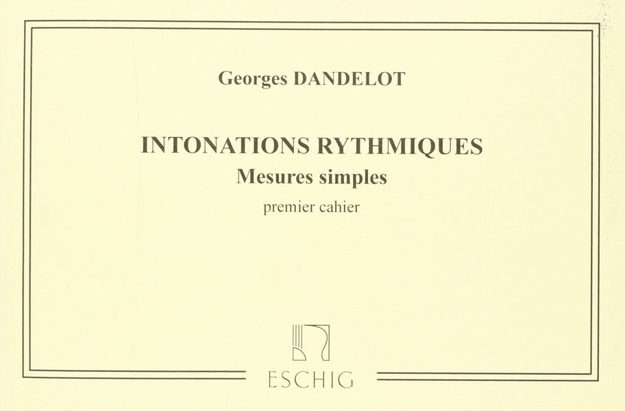 Intonations rhythmiques vol.1  mesures simples  