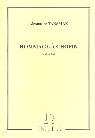 Hommage à Chopin pour guitare&nbsp;&nbsp;&nbsp;&nbsp;