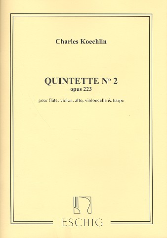 Quintett Nr.2 op.223 für Flöte, Violine,&nbsp;&nbsp;Viola, Violoncello und Harfe&nbsp;&nbsp;Stimmen