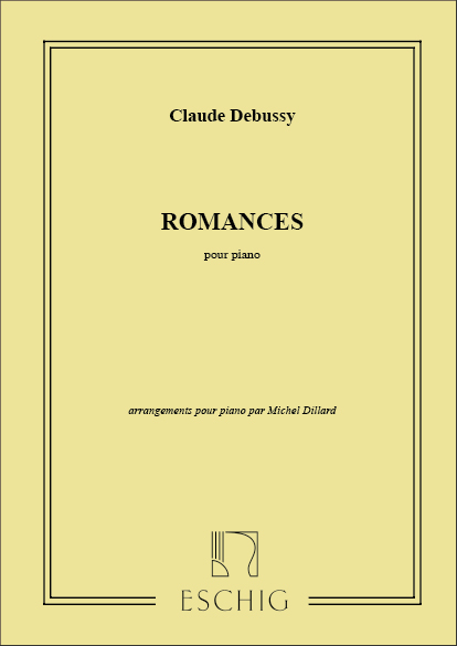 Claude Debussy, Romances Pour Piano&nbsp;&nbsp;Klavier&nbsp;&nbsp;Partitur