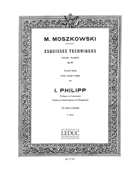Esquisses techniques op.97 vol.1  pour piano  