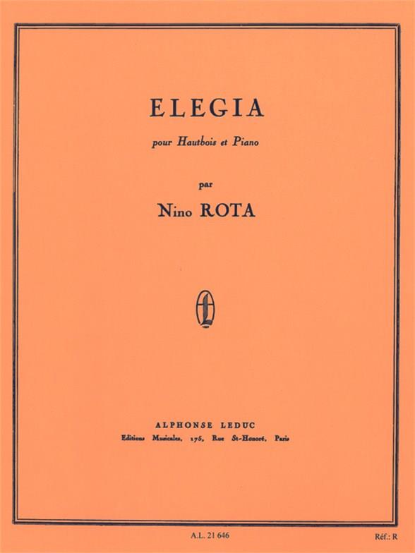 Elegia  pour hautbois et piano  