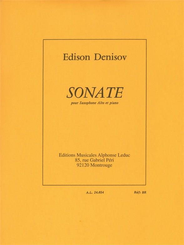 Sonate pour saxophone alto et  piano  