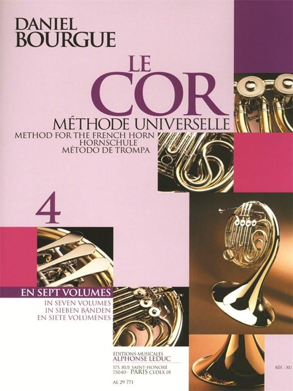 Le cor vol.4 méthode universelle&nbsp;&nbsp;en 7 volumes (fr/dt/sp/en)&nbsp;&nbsp;