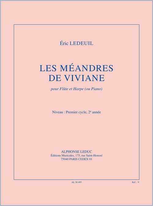 Les méandres de Viviane pour flute&nbsp;&nbsp;et harpe (piano)&nbsp;&nbsp;parties