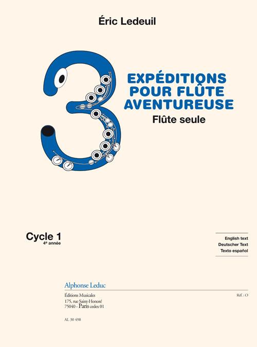 3 Expéditions pour flute aventureuse&nbsp;&nbsp;pour flute&nbsp;&nbsp;