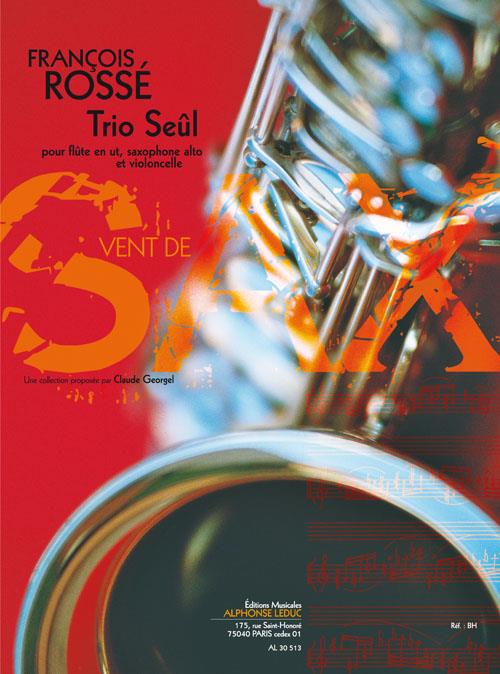Trio Seul pour flute, saxophone alto et  violoncelle  partition et parties