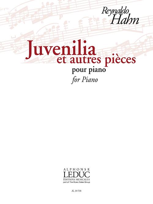 Juvenilia et autres pièces  pour piano  