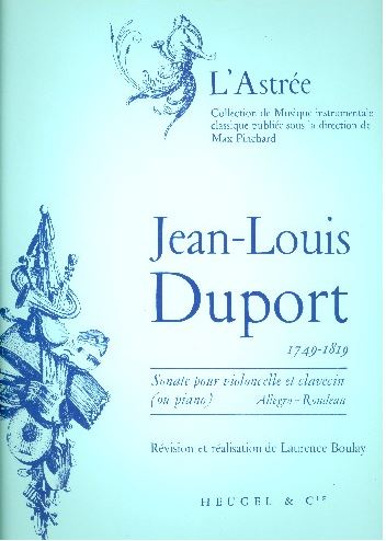 Sonate&nbsp;&nbsp;pour violoncelle et piano (clavecin)&nbsp;&nbsp;