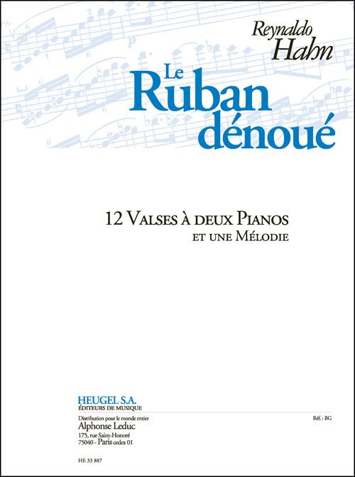 Le ruban dénoué pour 2 pianos  2 partitions  