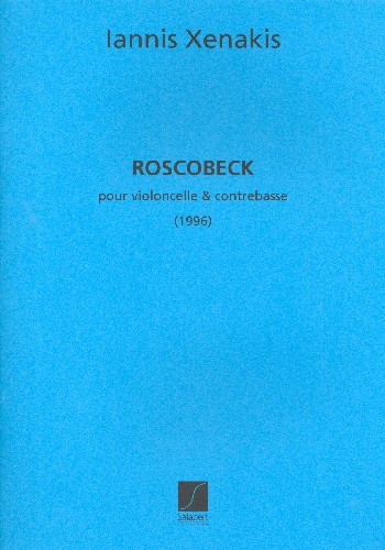 Roscobeck  pour violoncelle et contrebasse  partition et parties