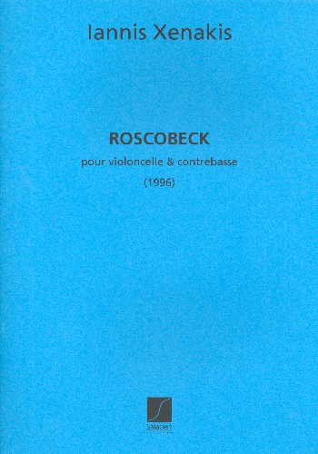 Roscobeck&nbsp;&nbsp;pour violoncelle et contrebasse&nbsp;&nbsp;partition et parties