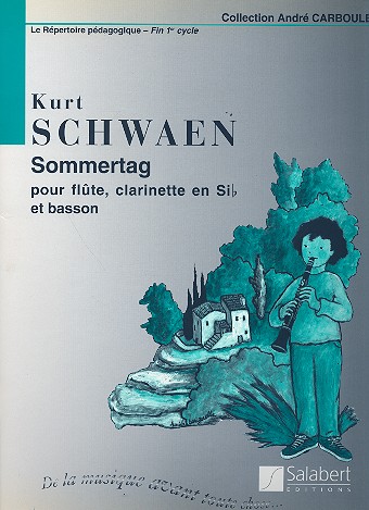 Sommertag für Flöte, Klarinette und Fagott  Partitur und Stimmen  
