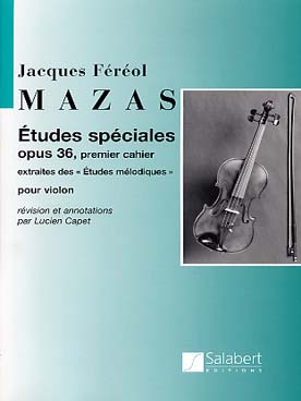 Etudes speciales op.36 vol.1  pour violon  