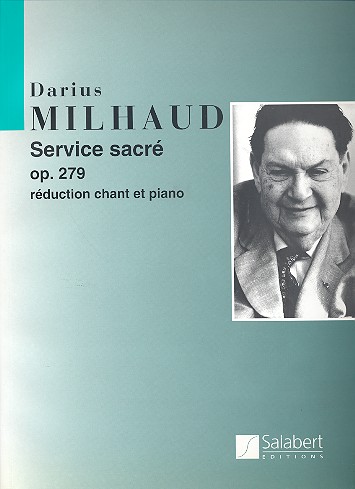 Service sacré op.279 pour baryton,&nbsp;&nbsp;récitant, choeur mixte et orchestre&nbsp;&nbsp;(orgue),  réduction chant et orgue