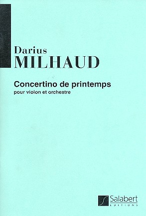 Concertino de printemps&nbsp;&nbsp;pour violon et orchestre&nbsp;&nbsp;partition miniature
