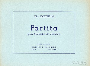 Partita Partita pour orchestre&nbsp;&nbsp;partition de poche&nbsp;&nbsp;