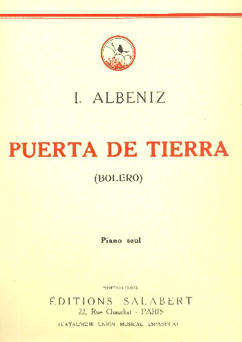 Puerta de tierra  pour piano  