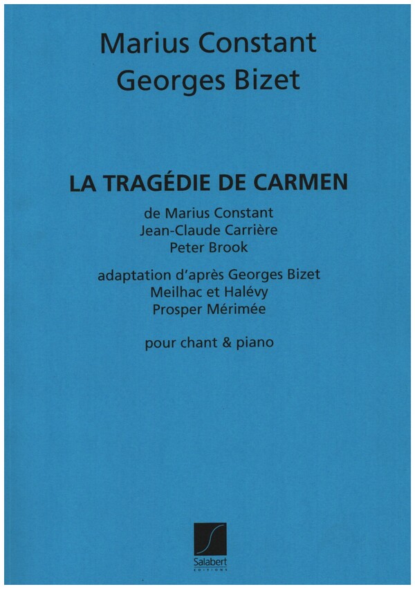 La Tragédie de Carmen&nbsp;&nbsp;pour chant et piano&nbsp;&nbsp;