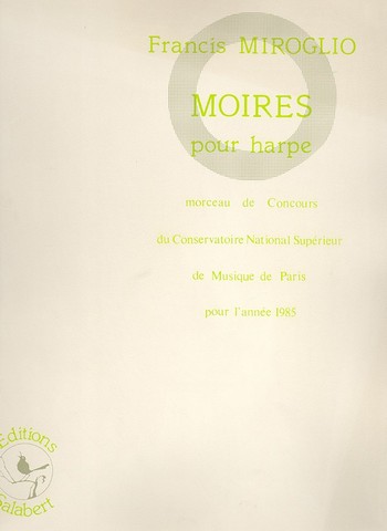 Moires&nbsp;&nbsp;pour harpe&nbsp;&nbsp;