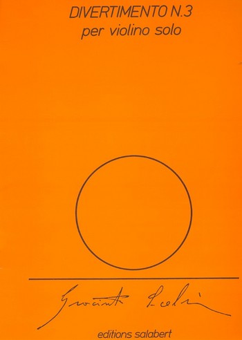 Divertimento Nr.3  für Violine  