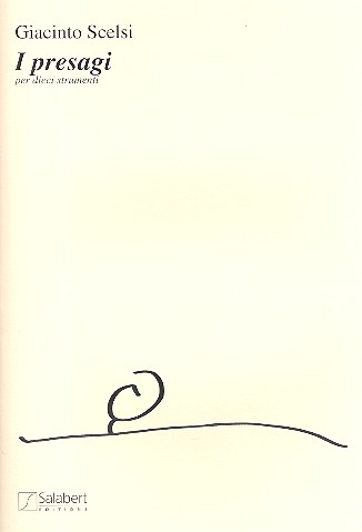 I presagi  für 11 Instrumente  Partitur