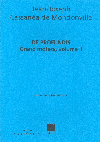 De Profundis  pour choeur mixte, violons et basses  partition