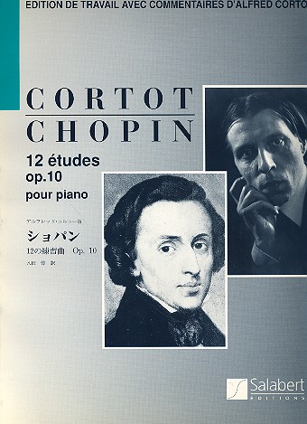 F. Chopin 12 Etudes Op.10 (Texte Japonais)(Cortot) Piano&nbsp;&nbsp;&nbsp;&nbsp;Piano