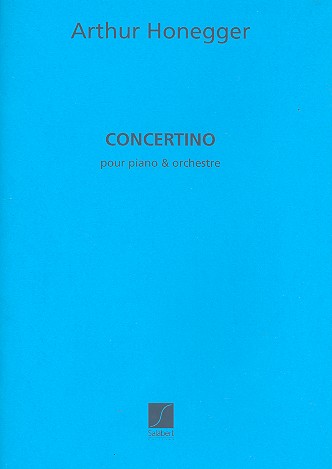 Concertino pour piano et orchestre  pour 2 pianos  2 partitions
