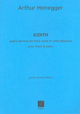 Judith  Klavierauszug (frz)  